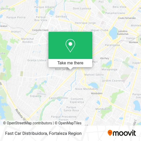 Fast Car Distribuidora map