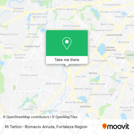 Rt Tattoo - Romacio Arruda map