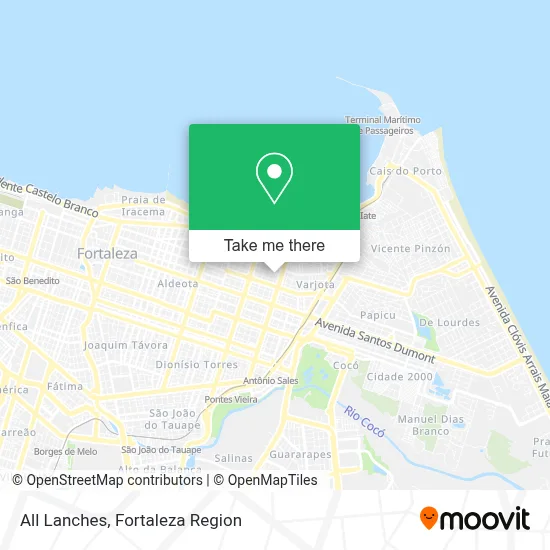 All Lanches map