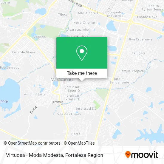 Virtuosa - Moda Modesta map