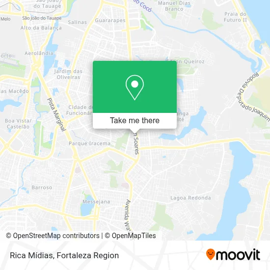 Rica Mídias map