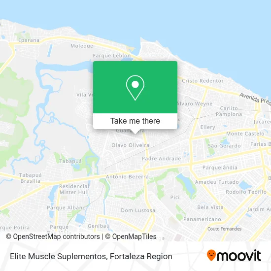 Elite Muscle Suplementos map