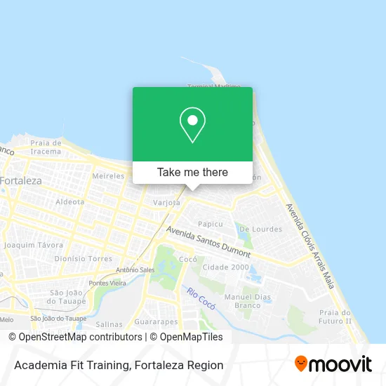 Academia Fit Training map