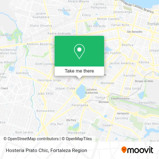 Hosteria Prato Chic map