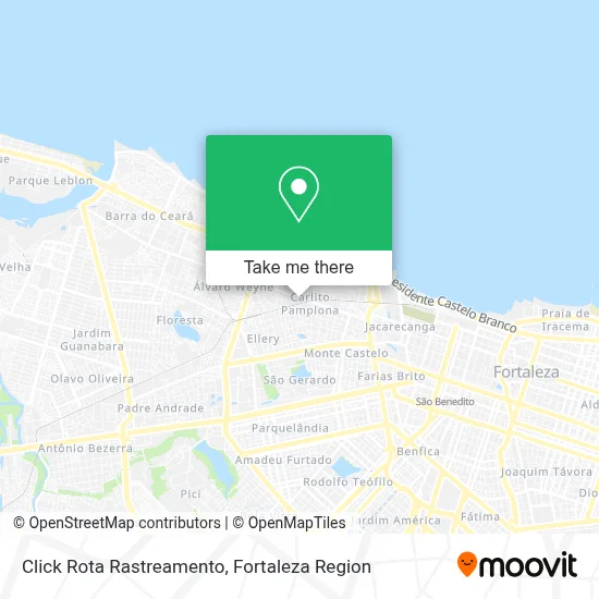 Click Rota Rastreamento map