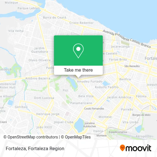 Fortaleza map