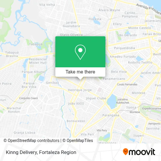 Kinng Delivery map