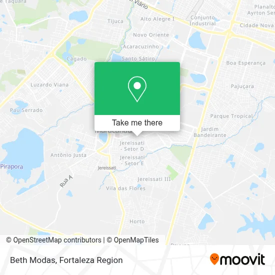 Beth Modas map