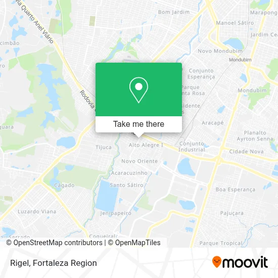 Rigel map