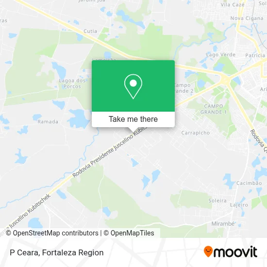 P Ceara map