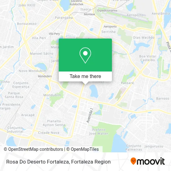 Rosa Do Deserto Fortaleza map