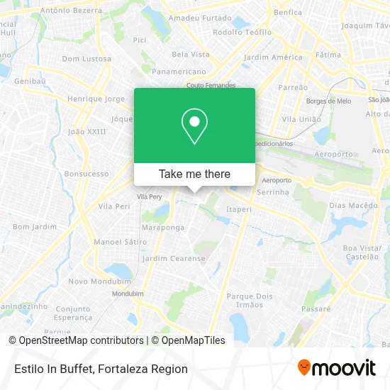 Estilo In Buffet map