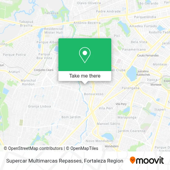 Supercar Multimarcas Repasses map