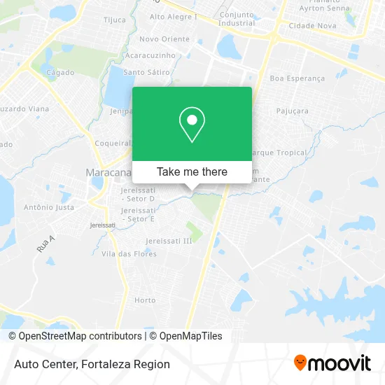 Auto Center map
