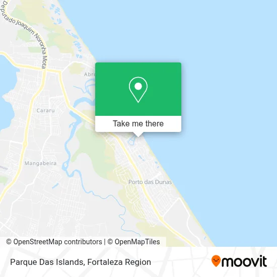 Parque Das Islands map