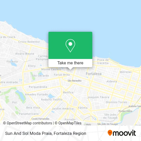 Sun And Sol Moda Praia map