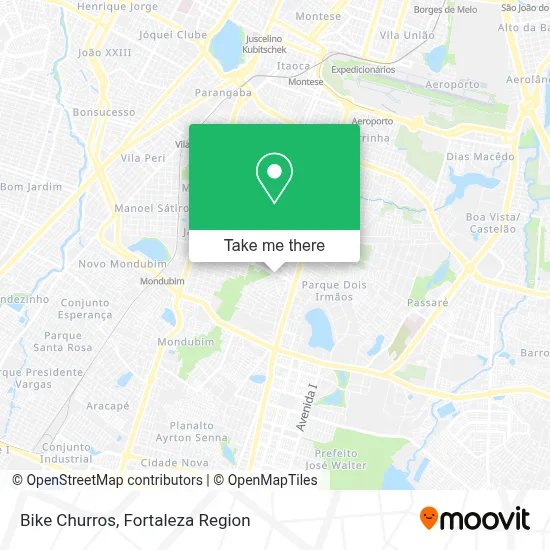 Bike Churros map
