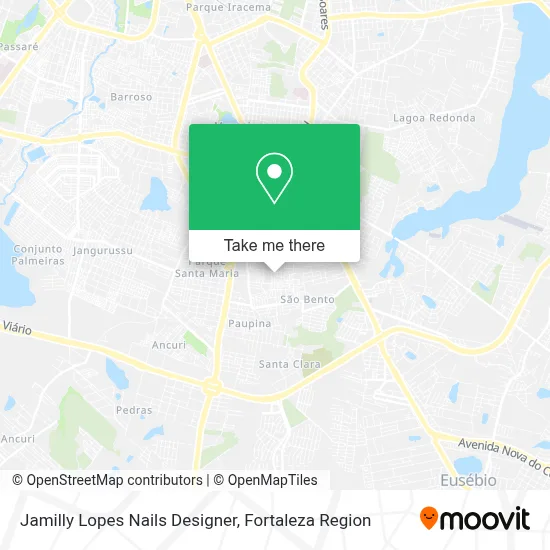 Jamilly Lopes Nails Designer map