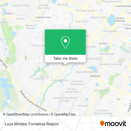 Luza Modas map