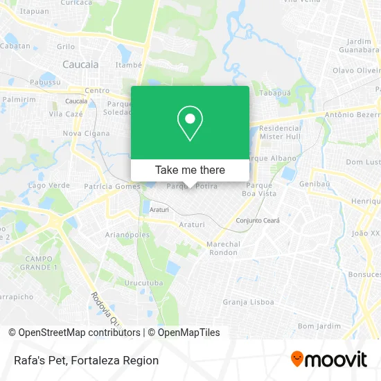 Rafa's Pet map