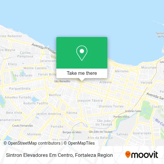 Sintron Elevadores Em Centro map