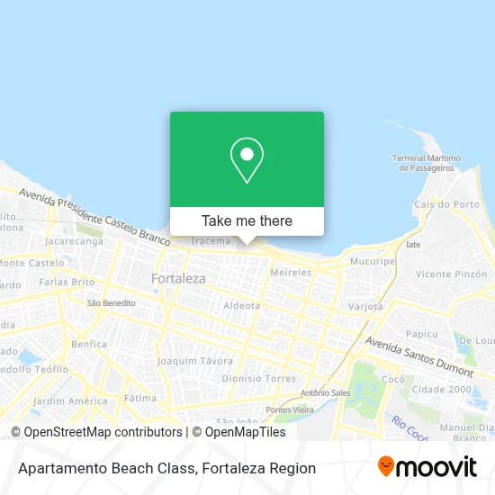 Apartamento Beach Class map