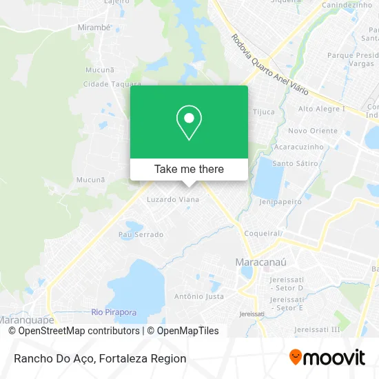 Rancho Do Aço map