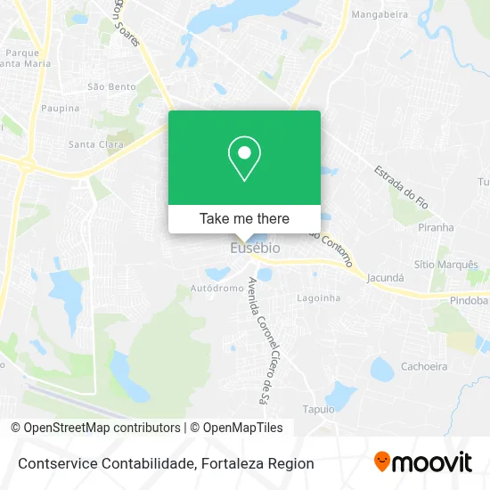 Contservice Contabilidade map