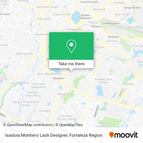 Isadora Monteiro Lash Designer map