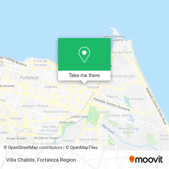 Villa Chablis map