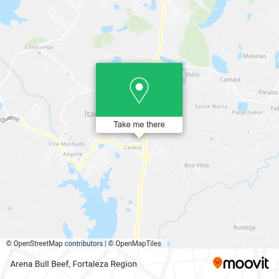 Arena Bull Beef map