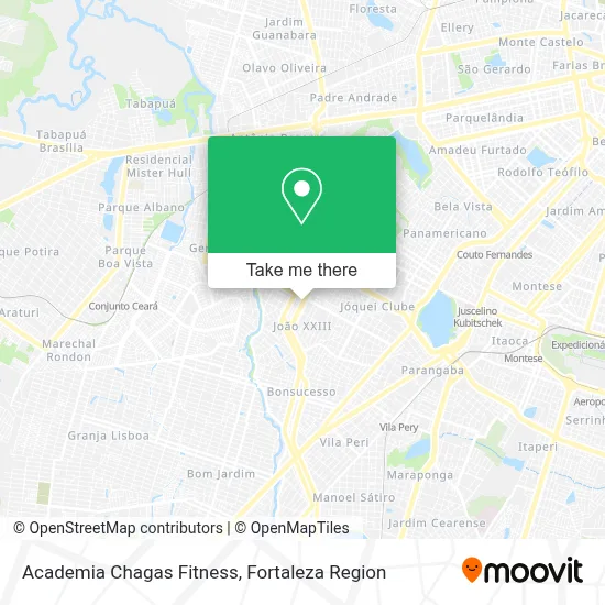 Academia Chagas Fitness map