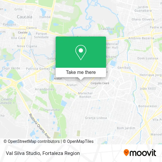 Val Silva Studio map