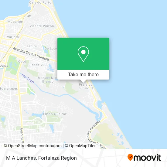 M A Lanches map