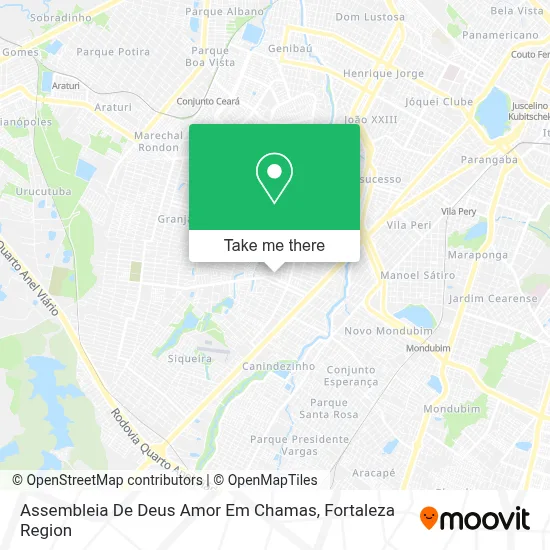 Assembleia De Deus Amor Em Chamas map