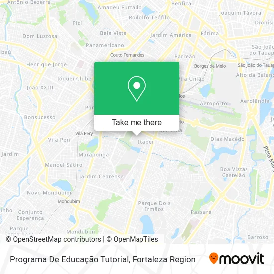 Programa De Educação Tutorial map