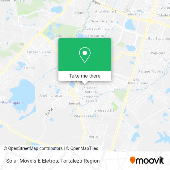 Solar Moveis E Eletros map