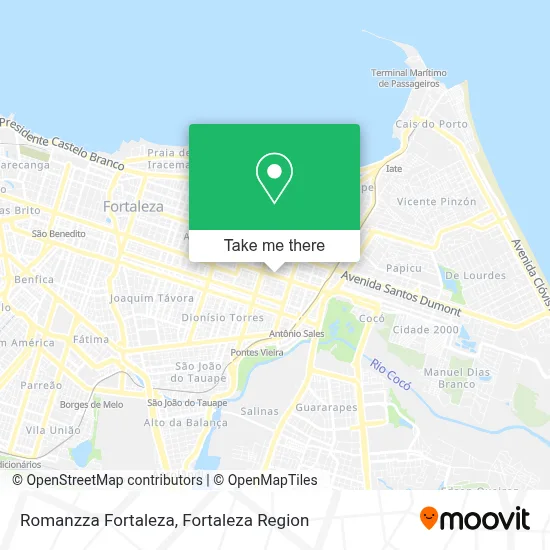 Romanzza Fortaleza map