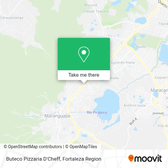 Buteco Pizzaria D'Cheff map