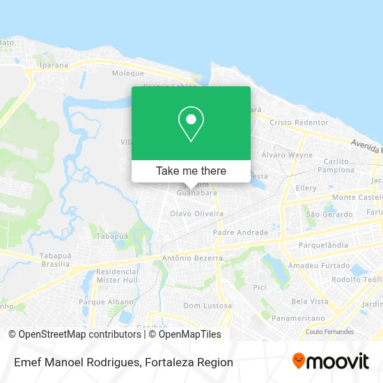 Emef Manoel Rodrigues map