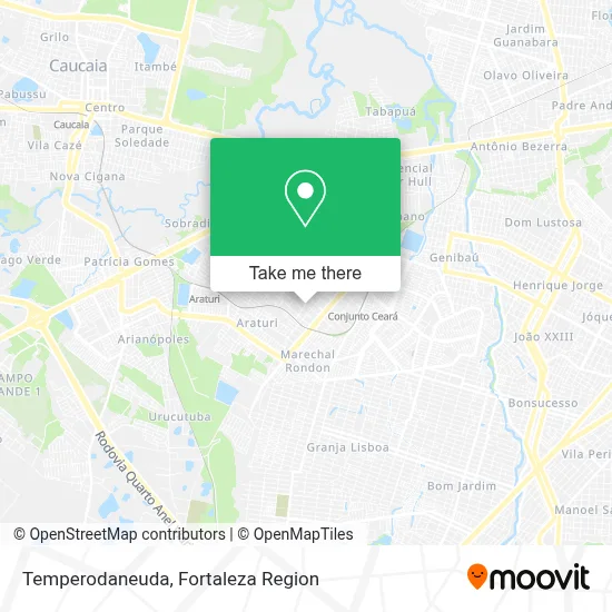 Temperodaneuda map