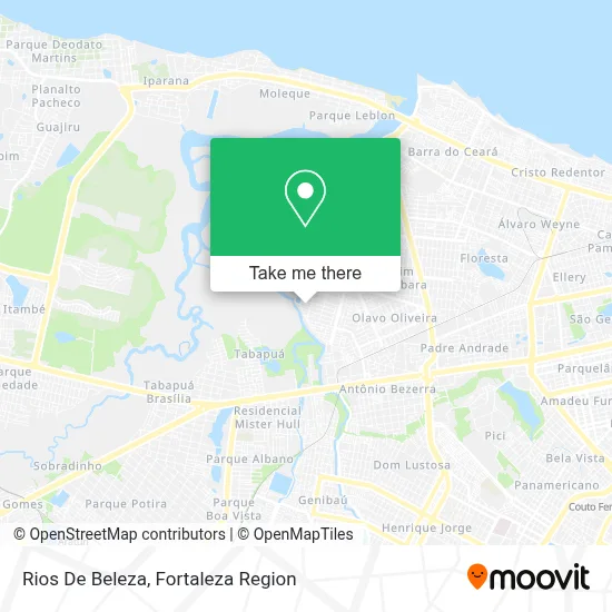 Rios De Beleza map