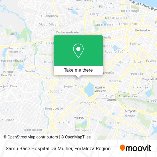 Samu Base Hospital Da Mulher map