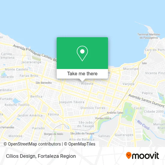 Cílios Design map