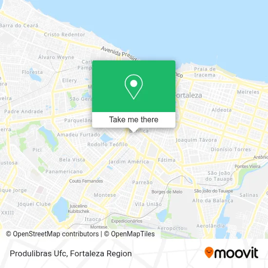 Produlibras Ufc map