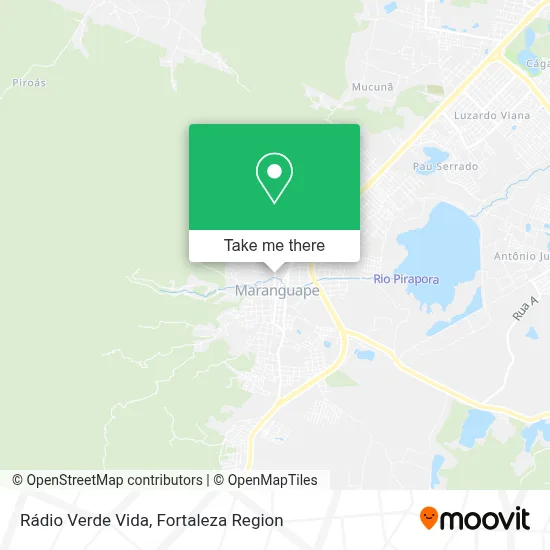 Rádio Verde Vida map