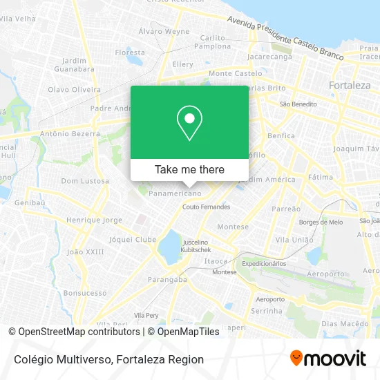 Colégio Multiverso map