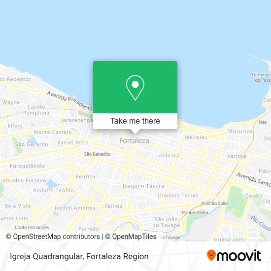 Igreja Quadrangular map