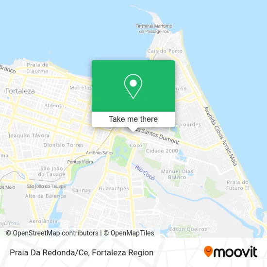 Praia Da Redonda/Ce map