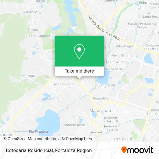 Botecaria Residencial map
